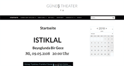 Desktop Screenshot of gunestheater.com